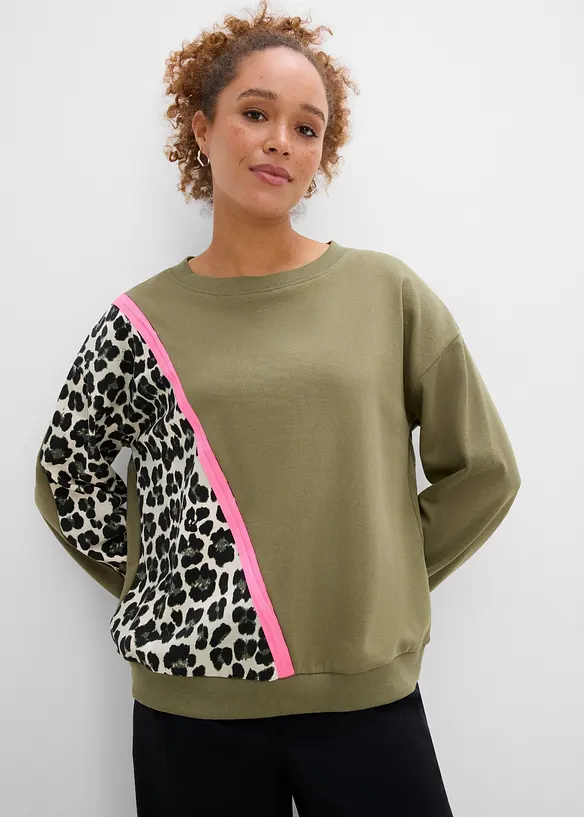 Sweat doux en coton majoritaire, bonprix