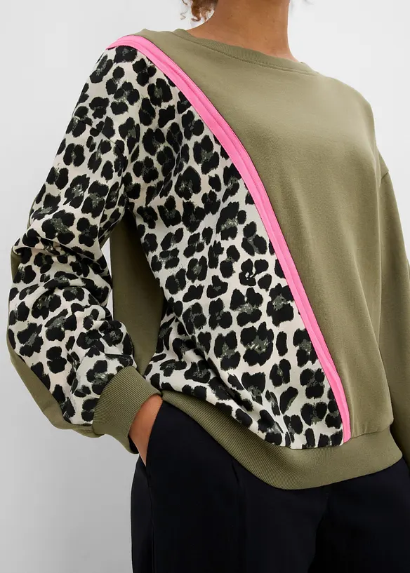Sweat doux en coton majoritaire, bonprix