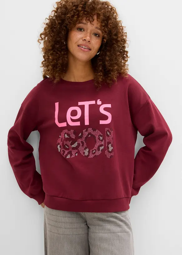 Sweat doux en coton majoritaire, bonprix