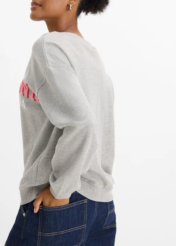 Sweatshirt aus weichem Baumwoll-Mix, bonprix