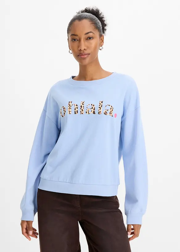 Sweat doux en coton majoritaire, bonprix