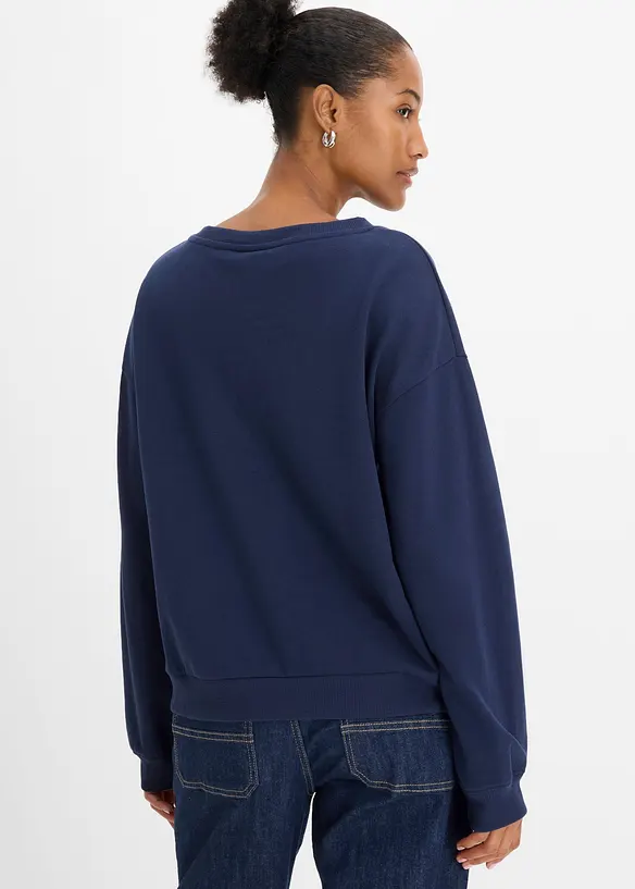 Sweat doux en coton majoritaire, bonprix