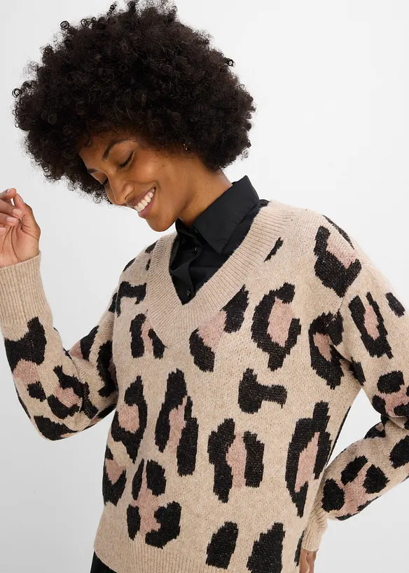 Pullover mit Jacquardmuster, bonprix