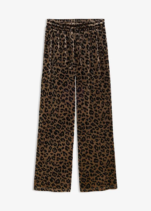 Palazzo-Hose aus softem Samt, bonprix
