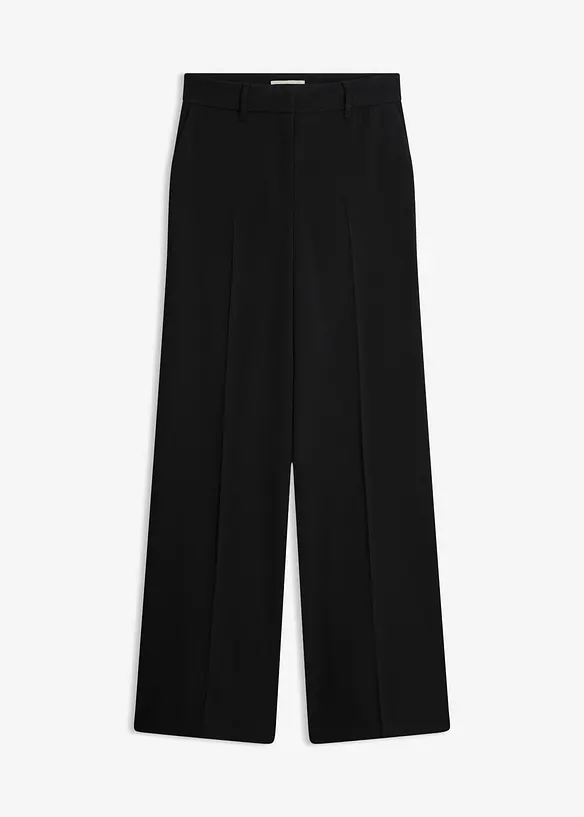 Pantalon large &agrave; pinces, bonprix
