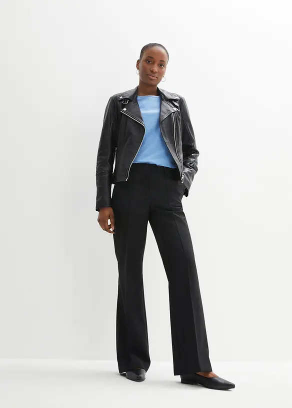 Bikerjacke aus Nappaleder, bonprix