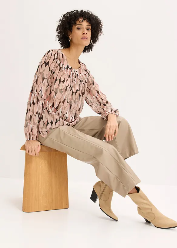 Blouse en mousseline, bonprix