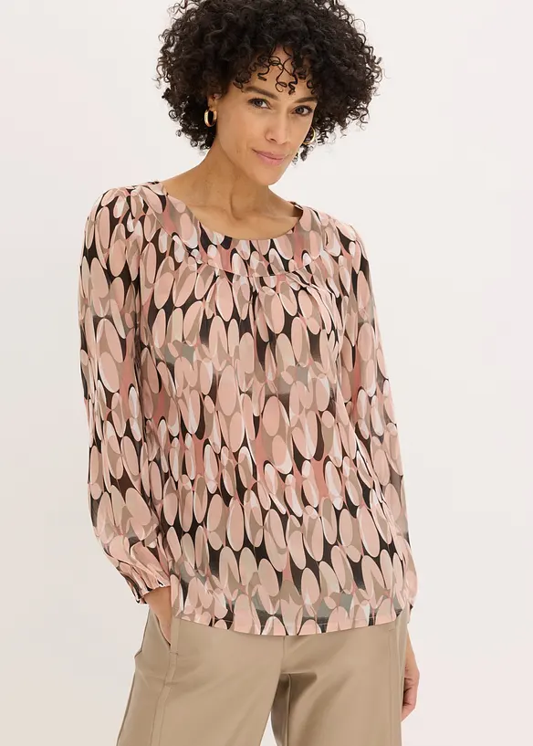 Blouse en mousseline, bonprix