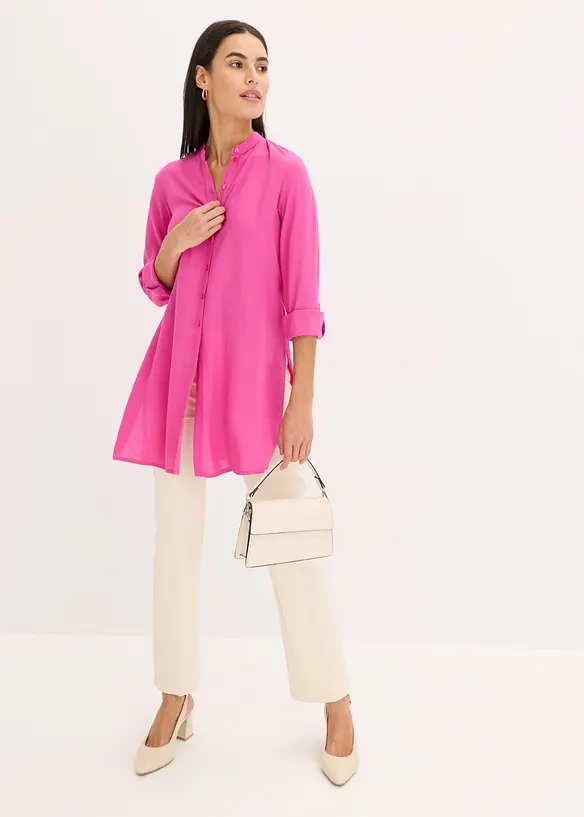 Chemisier long en viscose fluide, bonprix