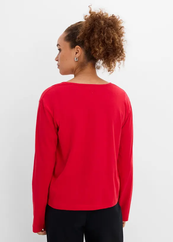 Langarmshirt aus reiner Bio-Baumwolle, bonprix