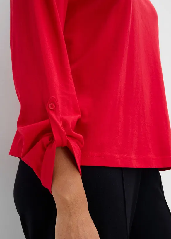 Langarmshirt aus reiner Bio-Baumwolle, bonprix