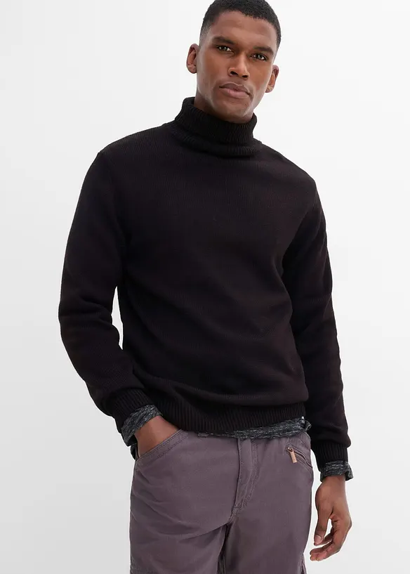 Pull col roul&eacute; Regular Fit, bonprix