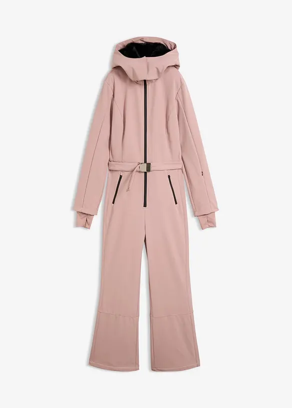 Combinaison de ski rembourr&eacute;e en softshell d&eacute;perlant, bonprix