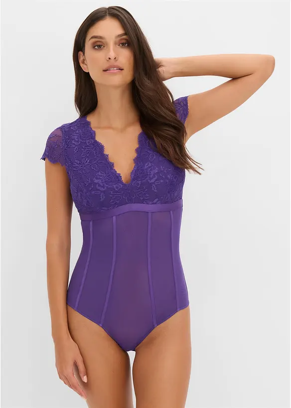 Body avec dentelle douce, bonprix