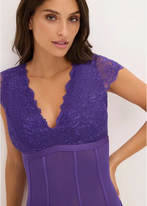 Body avec dentelle douce, bonprix
