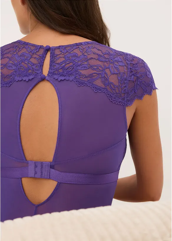 Body avec dentelle douce, bonprix