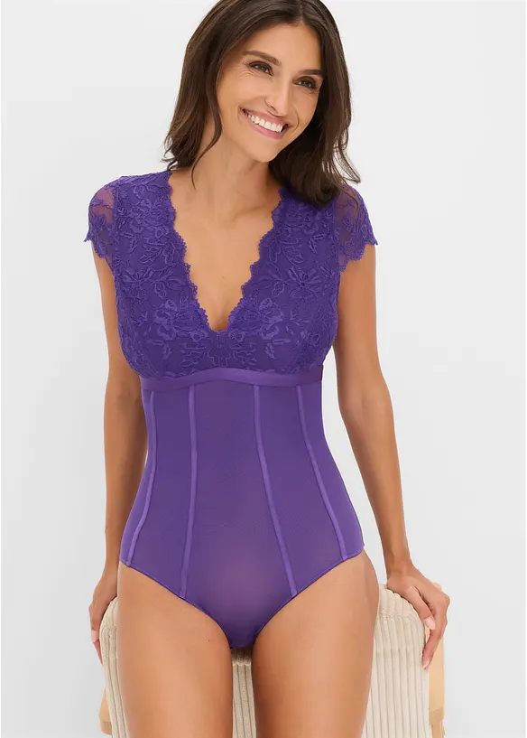 Body avec dentelle douce, bonprix