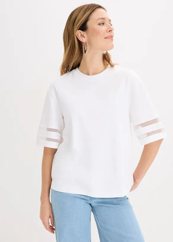 T-shirt 100% coton &eacute;pais, bonprix