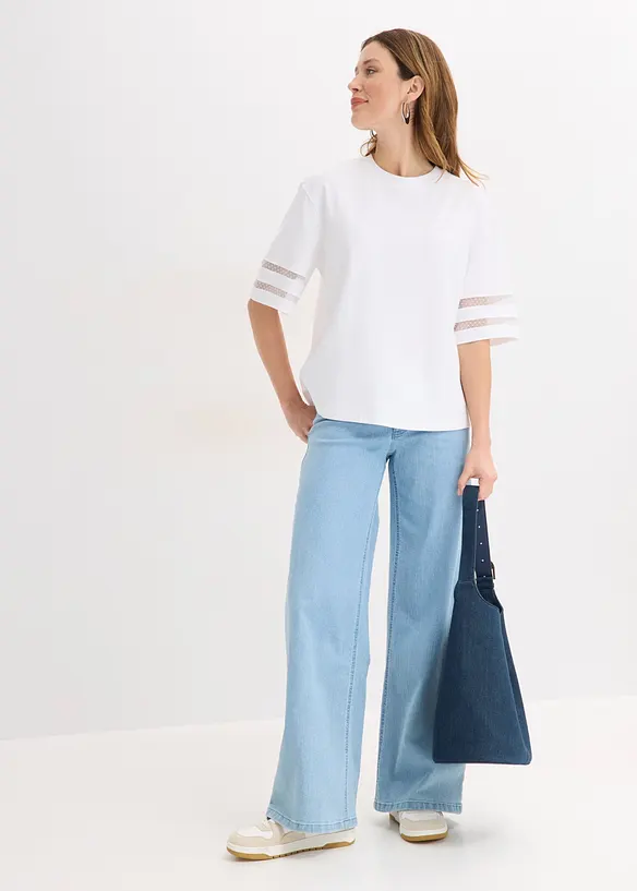 T-shirt 100% coton &eacute;pais, bonprix