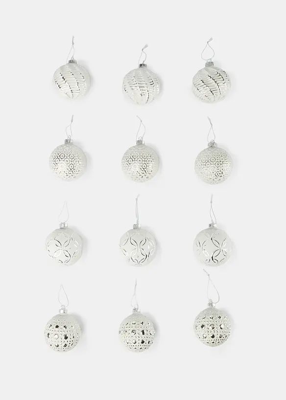 Weihnachtskugeln (12er Pack), bonprix