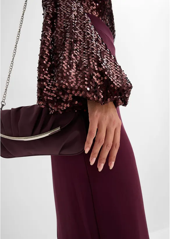 Midikleid mit Pailletten, bonprix