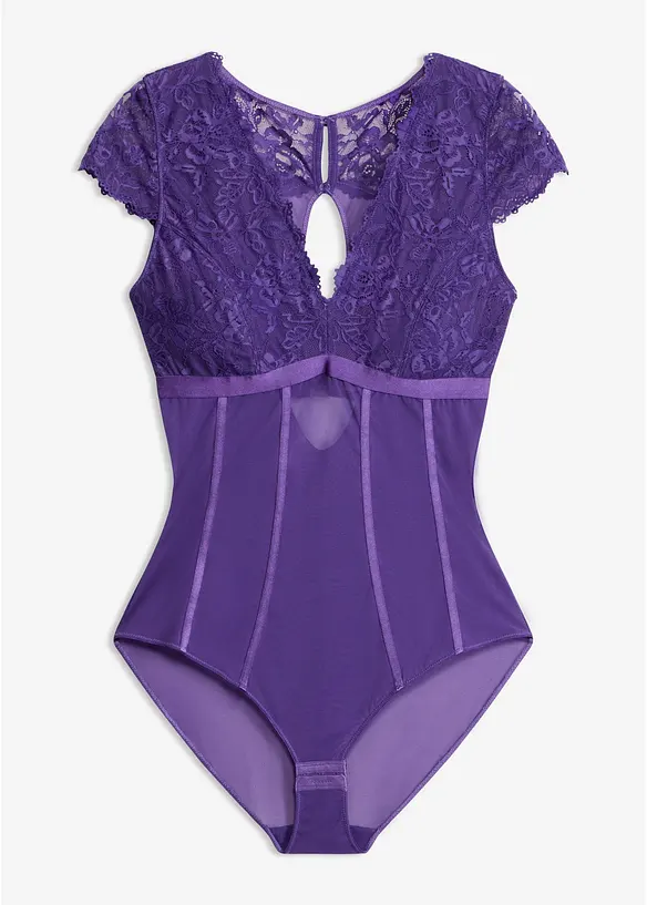 Body avec dentelle douce, bonprix