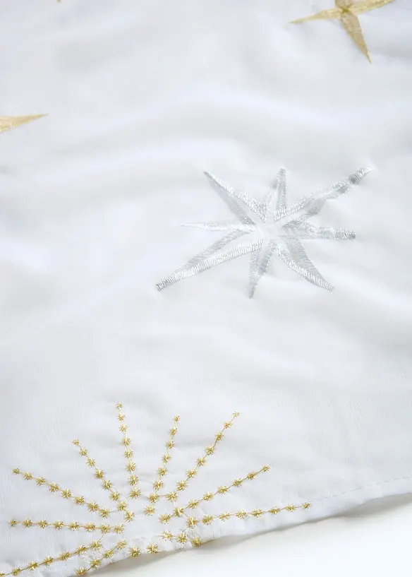 Voilage &agrave; broderie brillante (1&nbsp;pce), bonprix
