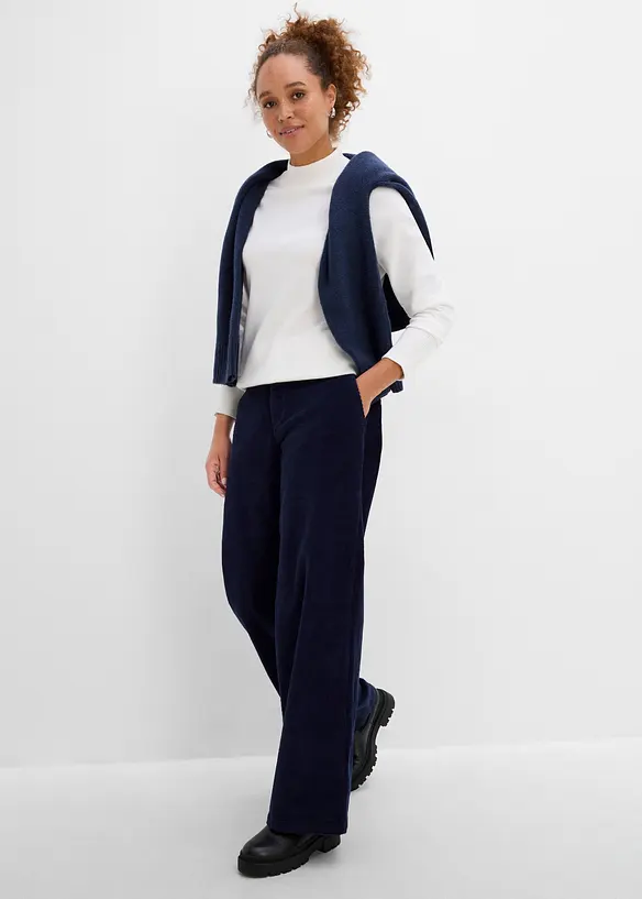 Cordhose aus elastischem Baumwoll-Mix, bonprix