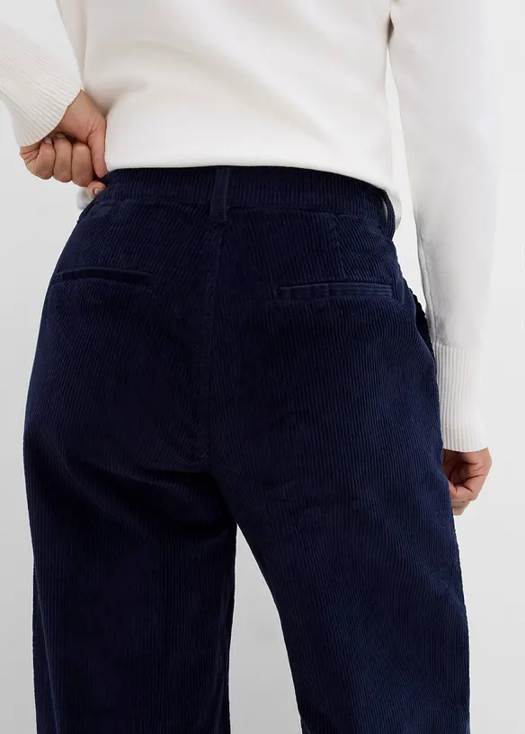 Cordhose aus elastischem Baumwoll-Mix, bonprix