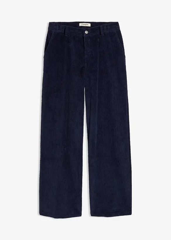 Cordhose aus elastischem Baumwoll-Mix, bonprix