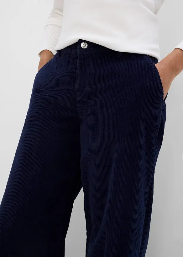 Cordhose aus elastischem Baumwoll-Mix, bonprix