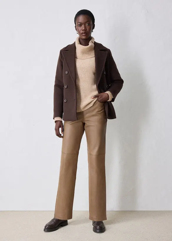 Lederhose aus Lammnappa, bonprix