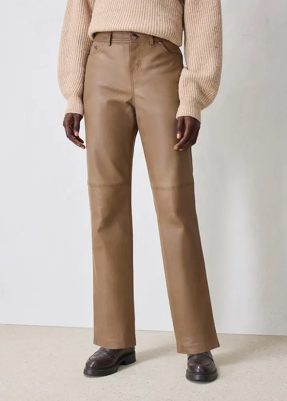 Lederhose aus Lammnappa, bonprix