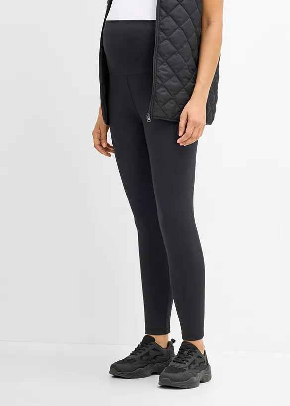 Schlichte Umstandsleggings aus Funktionsmaterial, bonprix