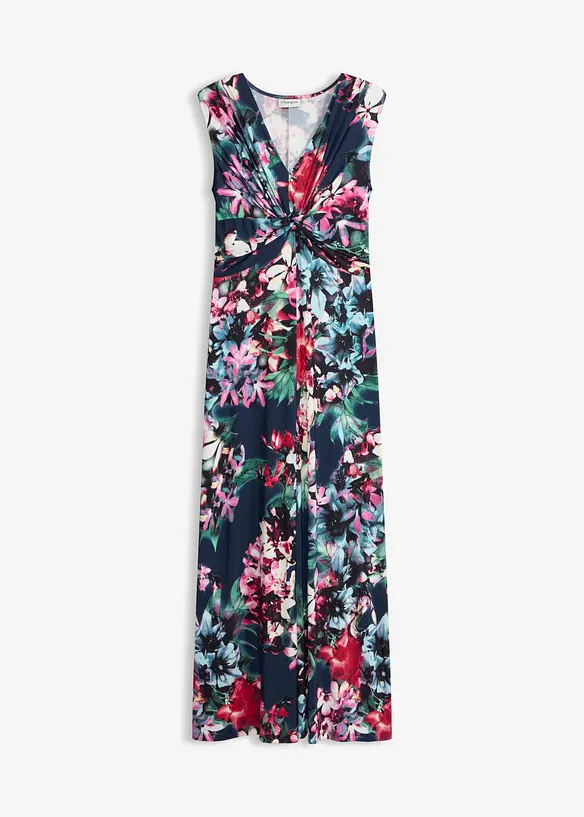 Robe longue avec d&eacute;tail n&oelig;ud, bonprix