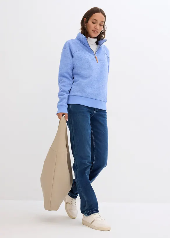 Straight Jeans High Waist, Thermo, bonprix
