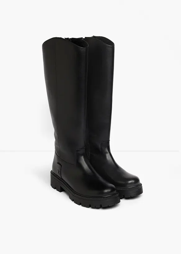 Bottes chaudement fourr&eacute;es &agrave; semelle crant&eacute;e, bonprix