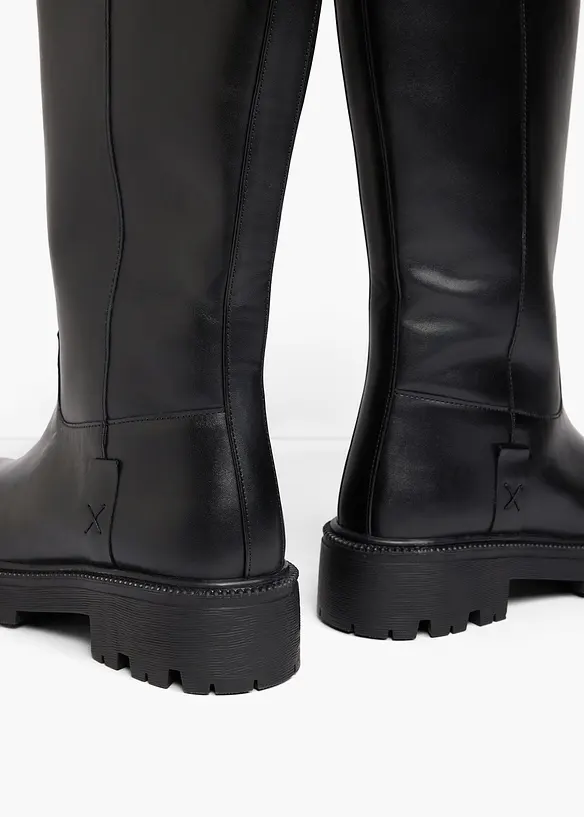 Bottes chaudement fourr&eacute;es &agrave; semelle crant&eacute;e, bonprix