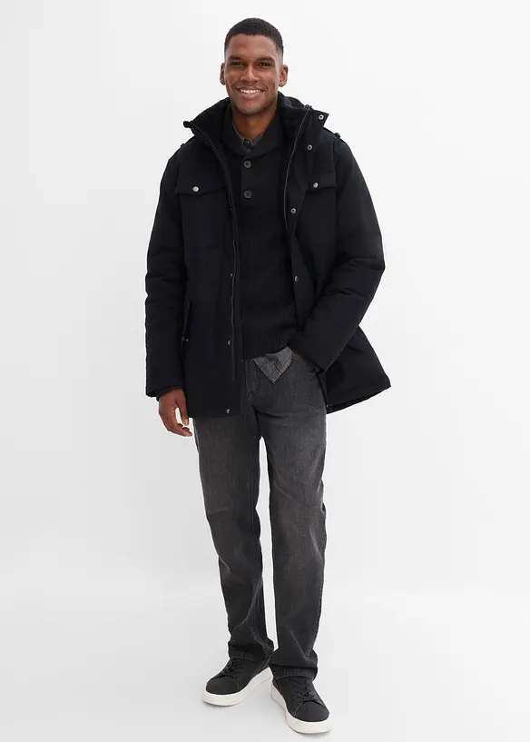 Parka avec doublure peluche, bonprix