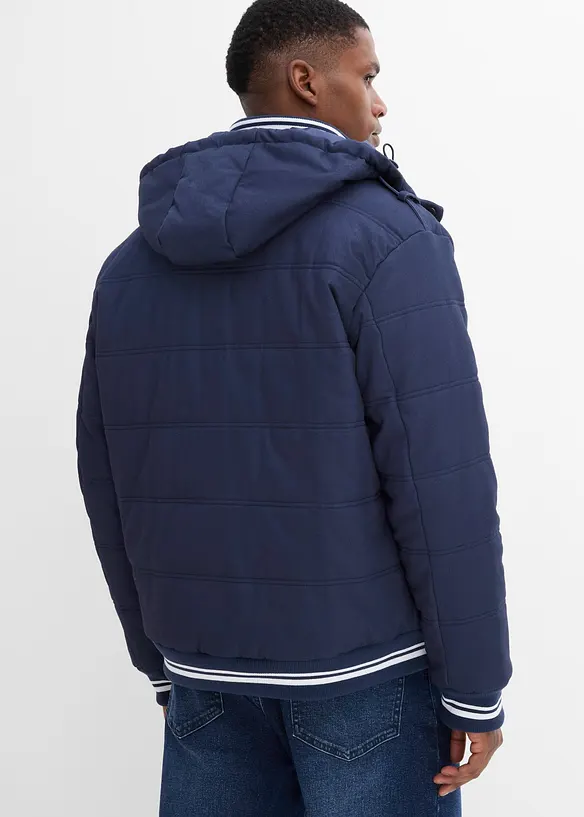 Blouson matelass&eacute; &agrave; capuche amovible, bonprix
