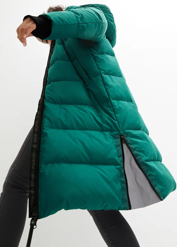 Doudoune longue avec duvet recycl&eacute;, bonprix