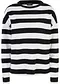 schwarz/wei&szlig; gestreift