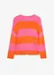pink/orange gestreift