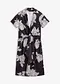 noir/blanc floral
