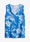 wollwei&szlig;/blau floral