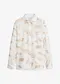 &eacute;cru/beige floral