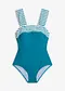 turquoise/blanc