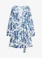 wei&szlig;/blau floral