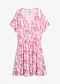 rose/rose fuchsia/blanc/orange vif paisley