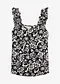 schwarz/wollwei&szlig; floral